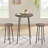 Fenwick 2 - Person Counter Height Dining Table Set Bar Table Set 3-Piece Round Bistro Set-1031845539