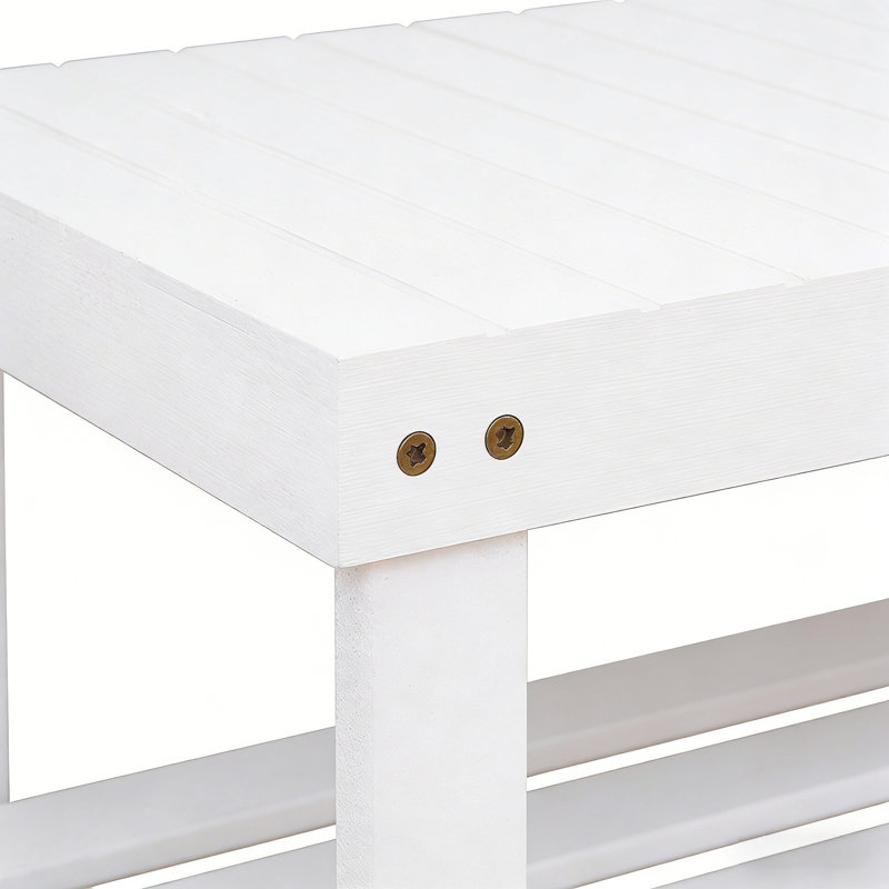 Premium Wooden Shoe Cabinet For Home, White