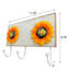 Organisateur de tournesol mural avec crochets pour clés-1955012010