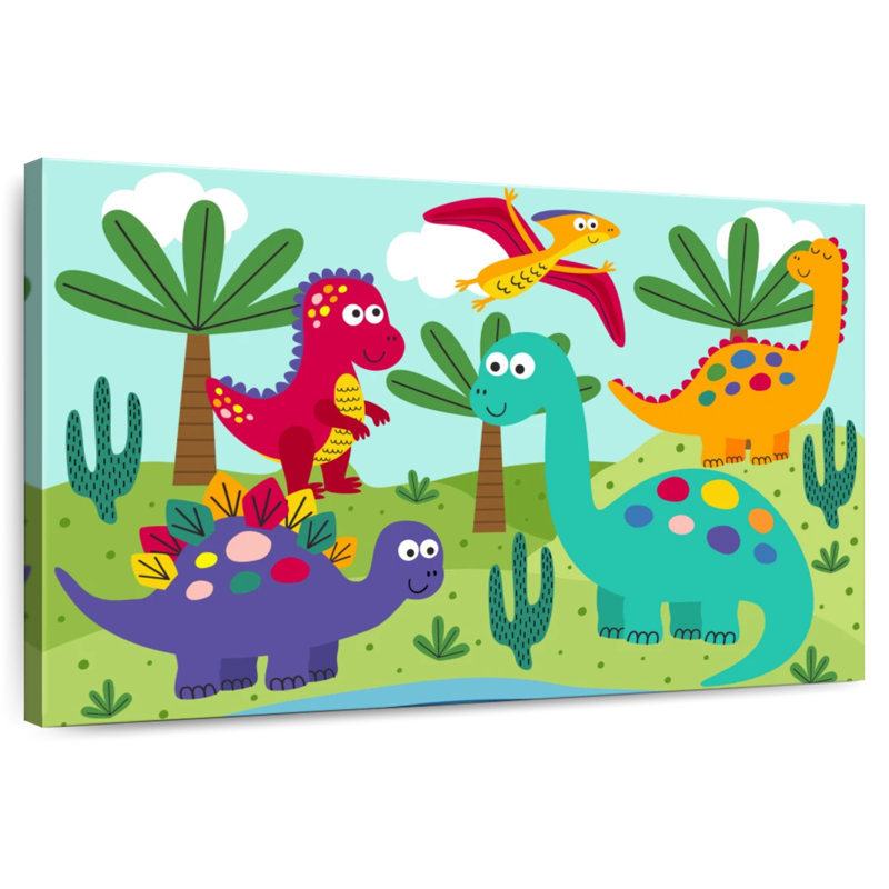 Dinosaures amis Ashelle, H 30 po x l 45 po