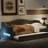 Upholstered Twin XL Size Daybed With LED Belt And Trundle, Gray
