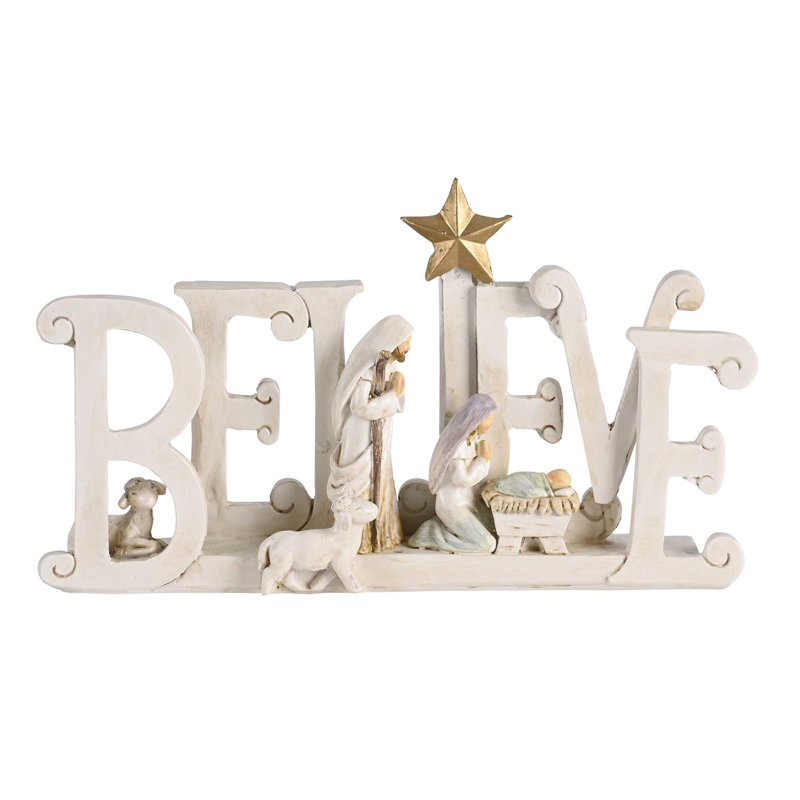 Crèche de Noël Nativité Sainte Famille 5H
