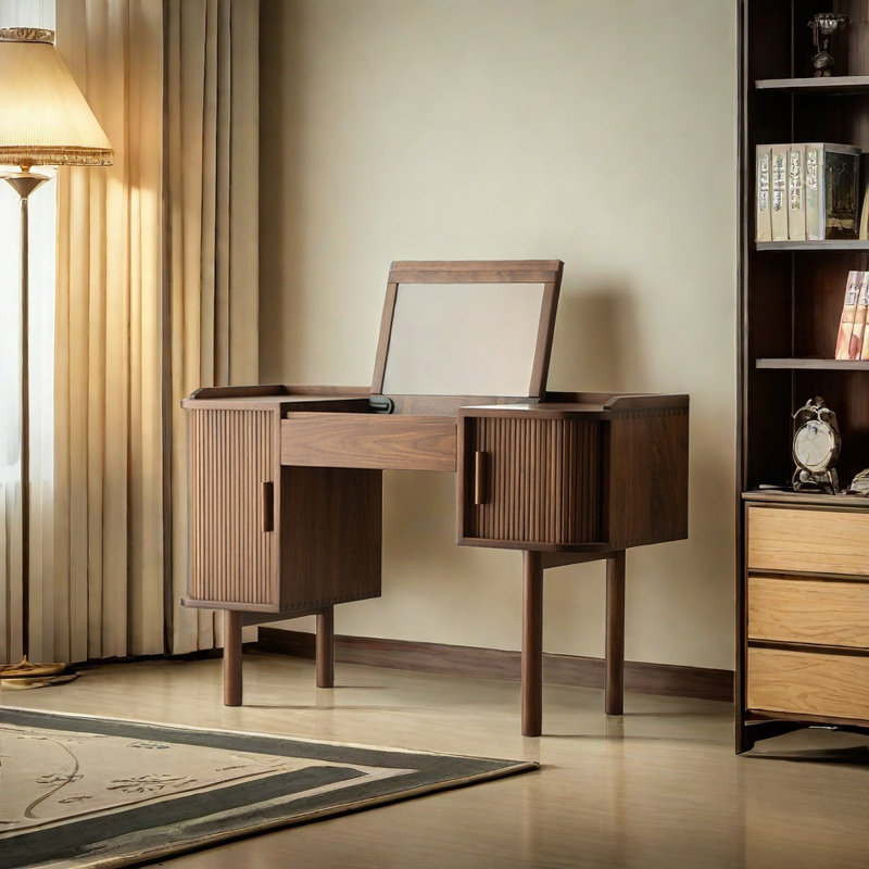 Black Walnut Solid Wood Simple Dresser