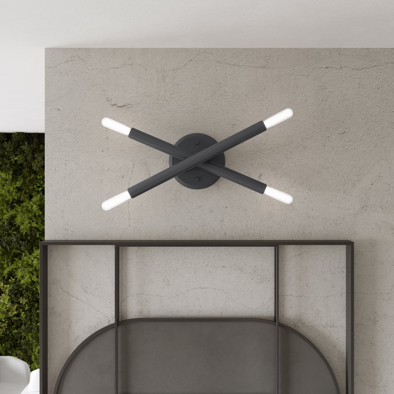 Poco Armed Sconce, Scandinavian Gray