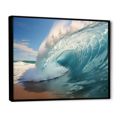 Impression sur toile Turquoise Ocean's Force Unleashed II