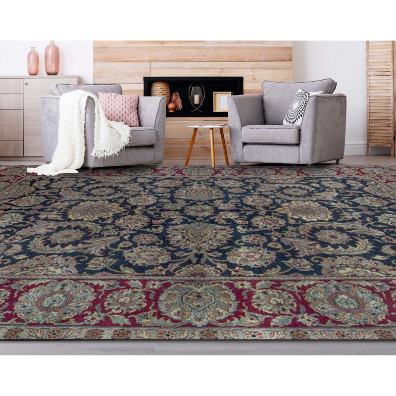 Trinity Wool Oriental Area Rug, Rectangle 6'1" x 9'2"