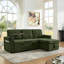 Lit en chenille avec fonction escamotable, éclairage à DEL, hublots, porte-gobelets et lit polyvalent 3 places Smart Design-15160098
