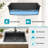 Durable Granite Composite Workstation Drop-In Kitchen Sink with Noise Reduction and Easy Clean Smooth Surface