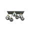 Alexzander Glass Semi Flush Mount-1074987195-1074987199