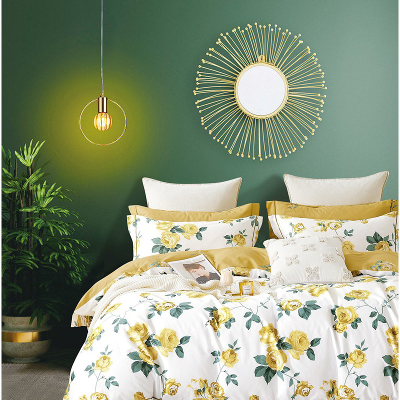 Cotton Twill Floral Duvet Cover