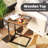 C-Shaped End Table With Sturdy Steel Frame, Compact Side Table For Living Room, Bedroom, And Sofa, Easy Assembly And Adjustable Feet