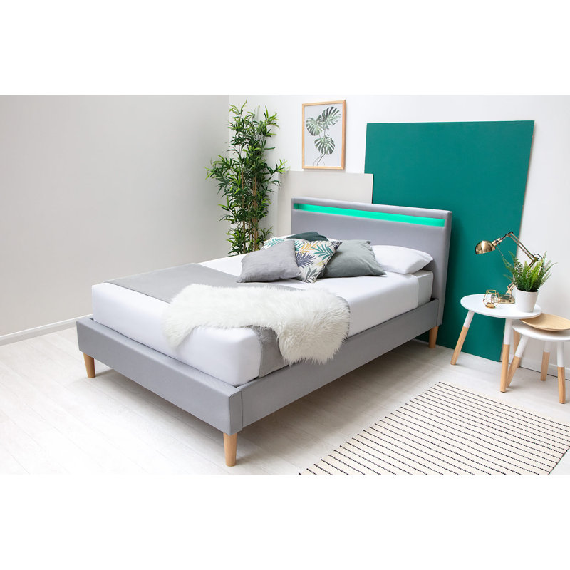 Jelissa Upholstered Bed, Double (4'6), No Mattress