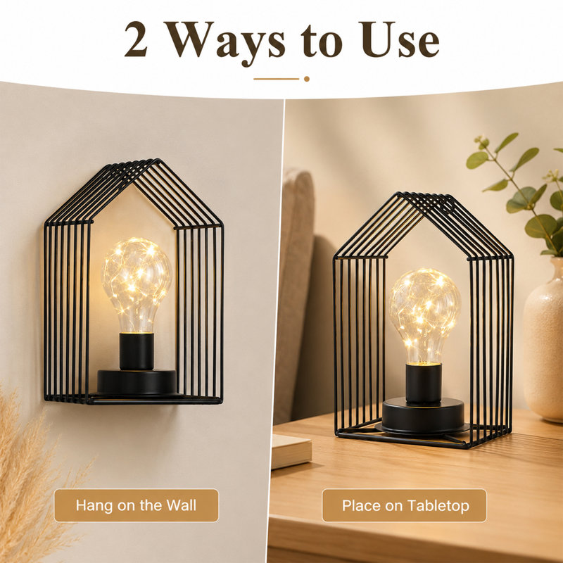 7'' Battery Powered Outdoor Table Lamp