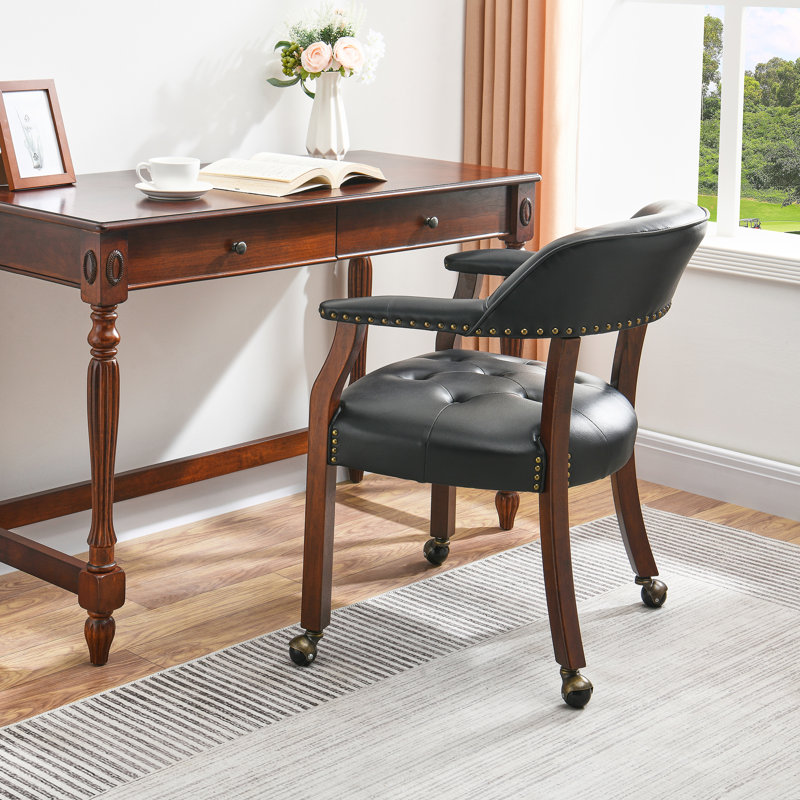 Bentley 35.5cm H Upholstered Armchair, 1, Black