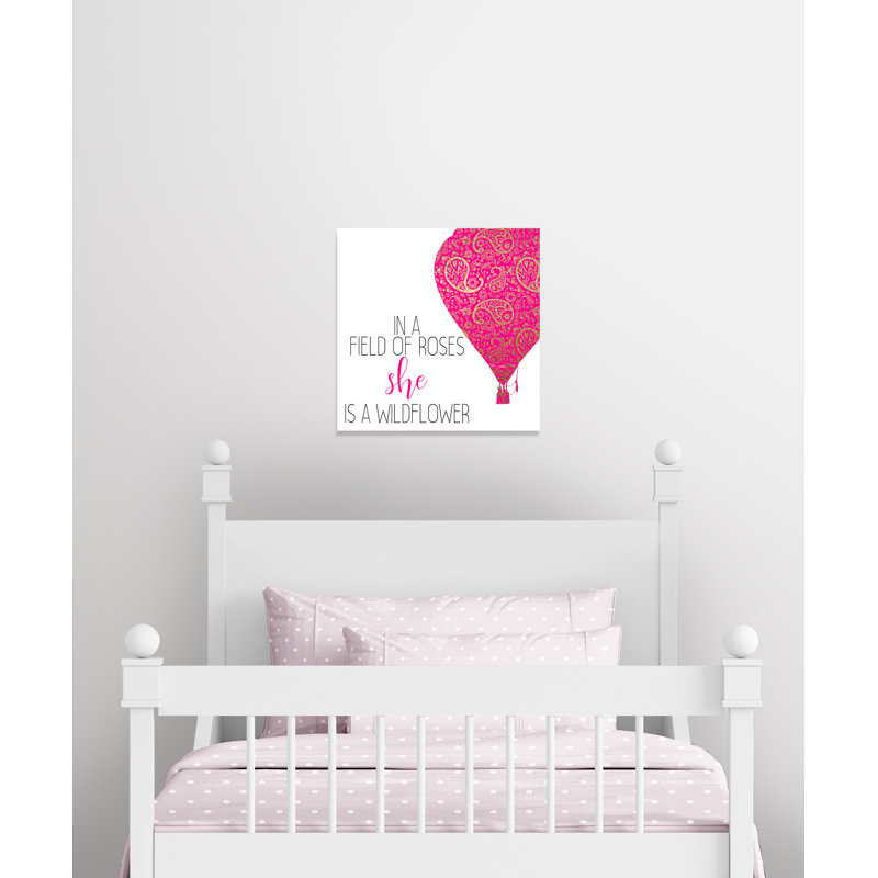 Il s’agit d’un wildflower, H 24 po x l 24 po x P 1,5 po, Toile