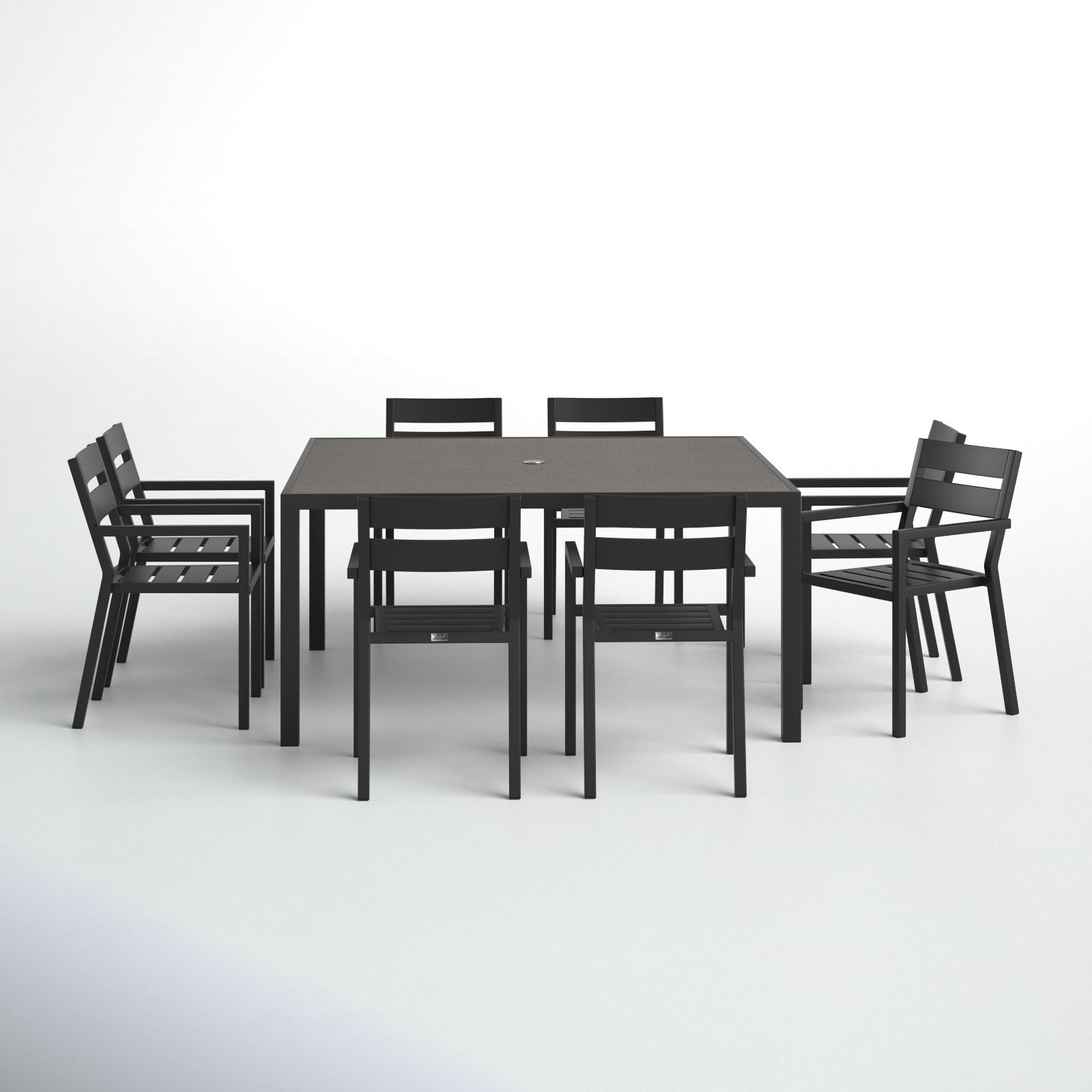 8 person outdoor dining table online square