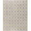Hand-Knotted High-Quality Cream and Blue Area Rug