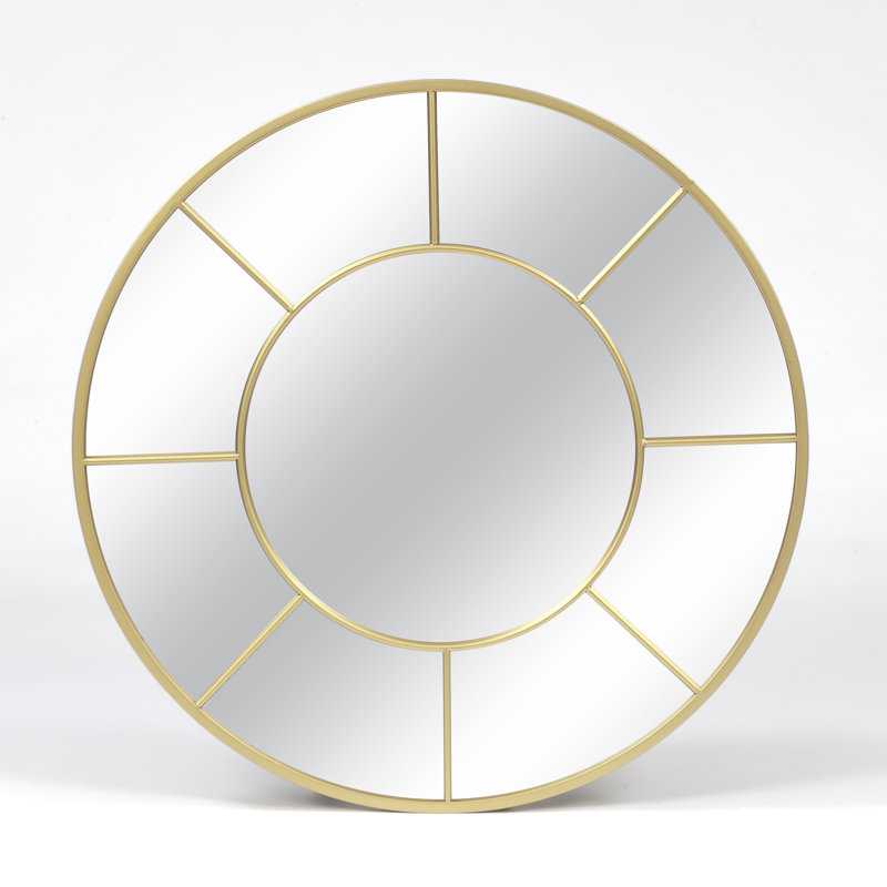 Antes Iron Round Wall Mirror