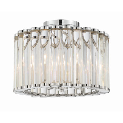1 - Light Semi Flush Mount