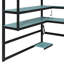Lit mezzanine en bois peu encombrant avec rangement multifonctionnel et design moderne