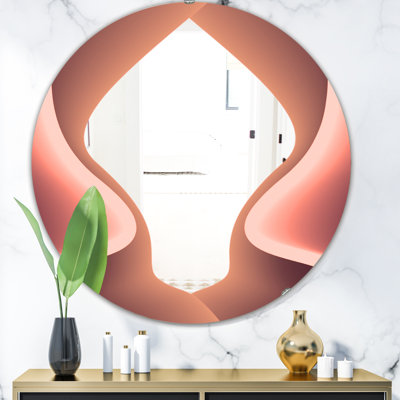 Nebulous Waves 3 Mid-Century Bathroom/Vanity Mirror