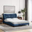 Structure de lit sans matelas Hvar bleu 160 x 200 cm-1063841340-1063841331
