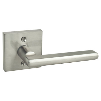 Satin Nickel Double Dummy Door Lever