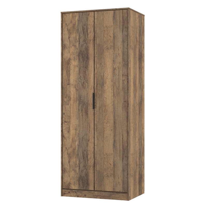 Bibek Manufactured Wood Wardrobe, Vintage Oak