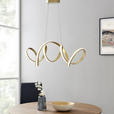 Menifee Unique Tiered Dimmable Integrated LED Chandelier