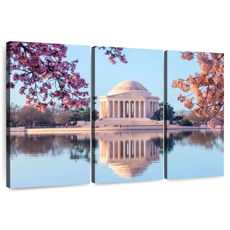 Jefferson Shrine Reflection, 28" H x 45" W