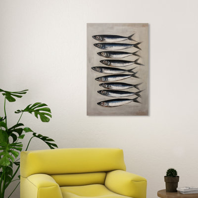 «Catch Fish Treasures II on Canvas» par Wynwood Studio Print