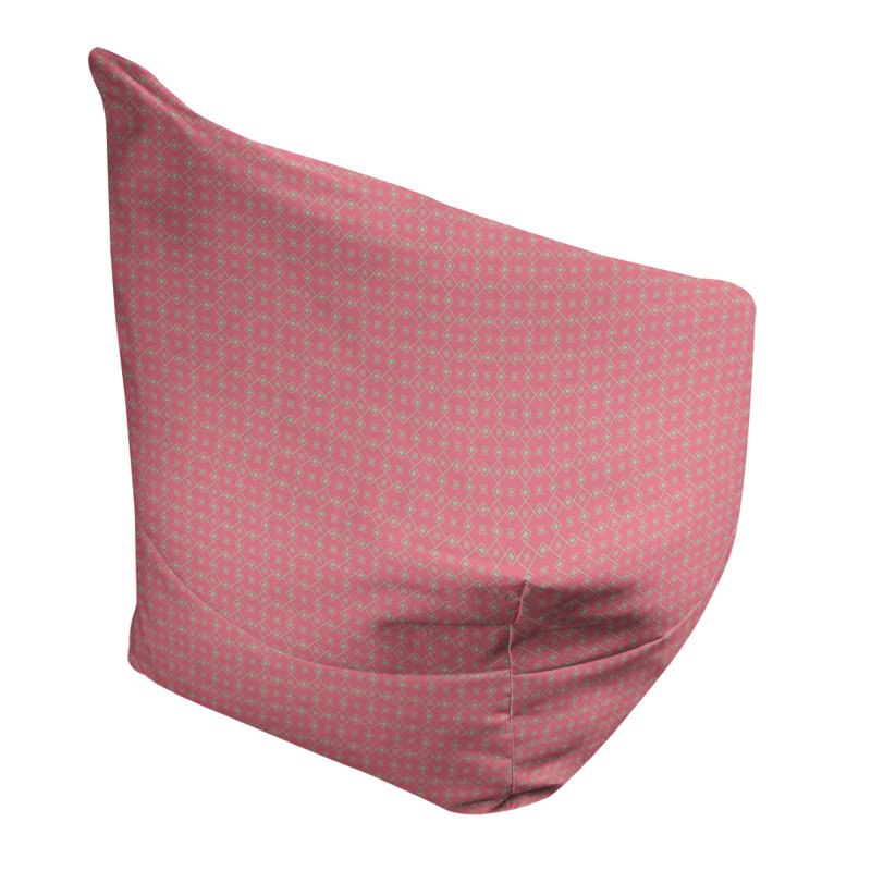 Sac de pois Kitterman, H 27 po x L 30 po x P 25 po, Housse de pouf, Pêche / vert