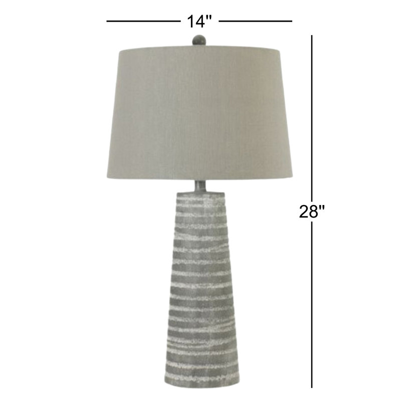 Lampe de table en résine Branesha