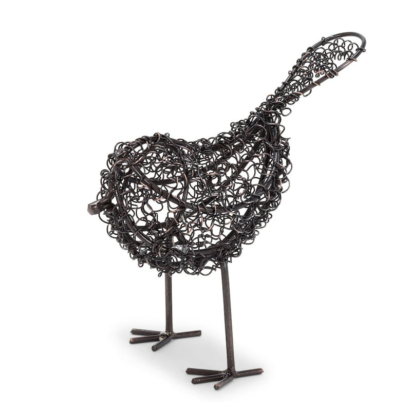 Statue d’oiseau debout Masham, H 5 po x l 5 po x P 2 po