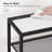 Canterbury Glass Console Table-1283168625