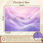 Papier peint adhésif autocollant rose pâle et mauve à motif abstrait H 69 po x l 96 po pour chambre à coucher-470565113