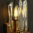 Daine 2-Light 8'' W Crystal Gold Glam Wall Sconce