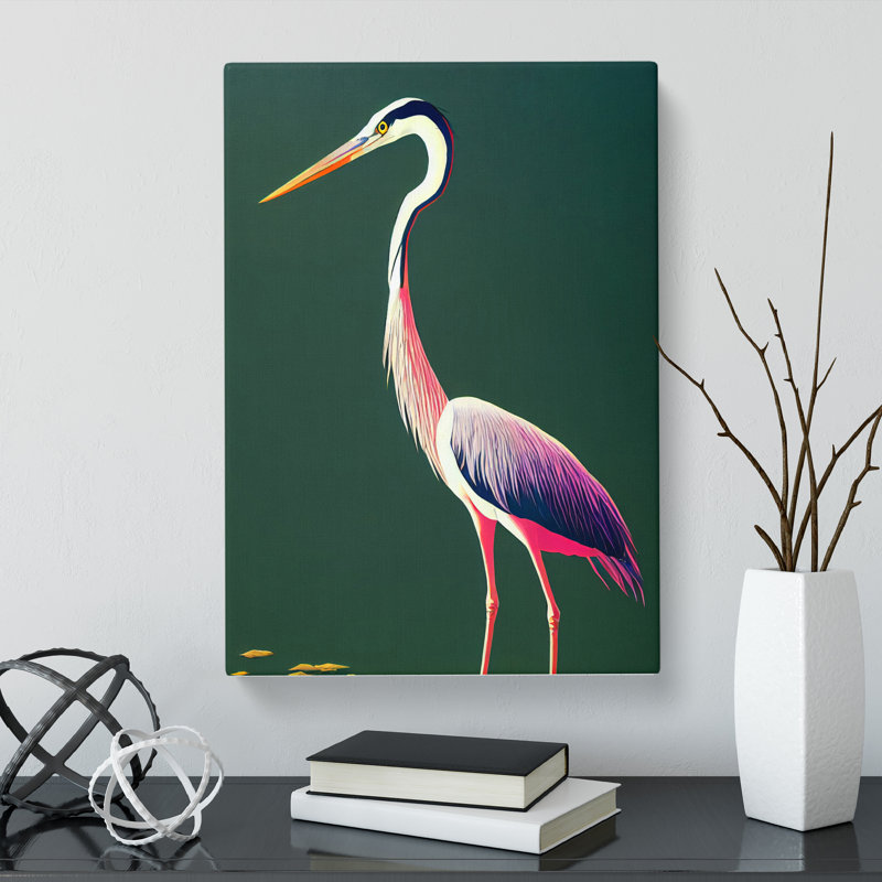 Allaire Heron View - Wrapped Canvas, 60cm H x 40cm W x 3cm D