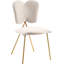 Chaise d'appoint rembourrée en velours Angel-1136189235
