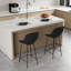 26" Faux Leather Upholstered Bar and Counter Stools-988179571