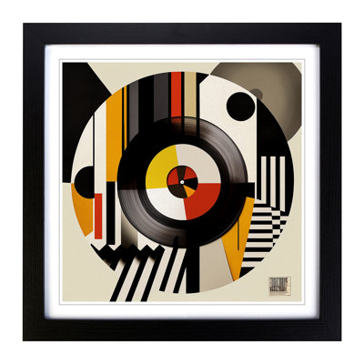 Vinyl Record Bauhaus - Single Picture Frame Print on Wood