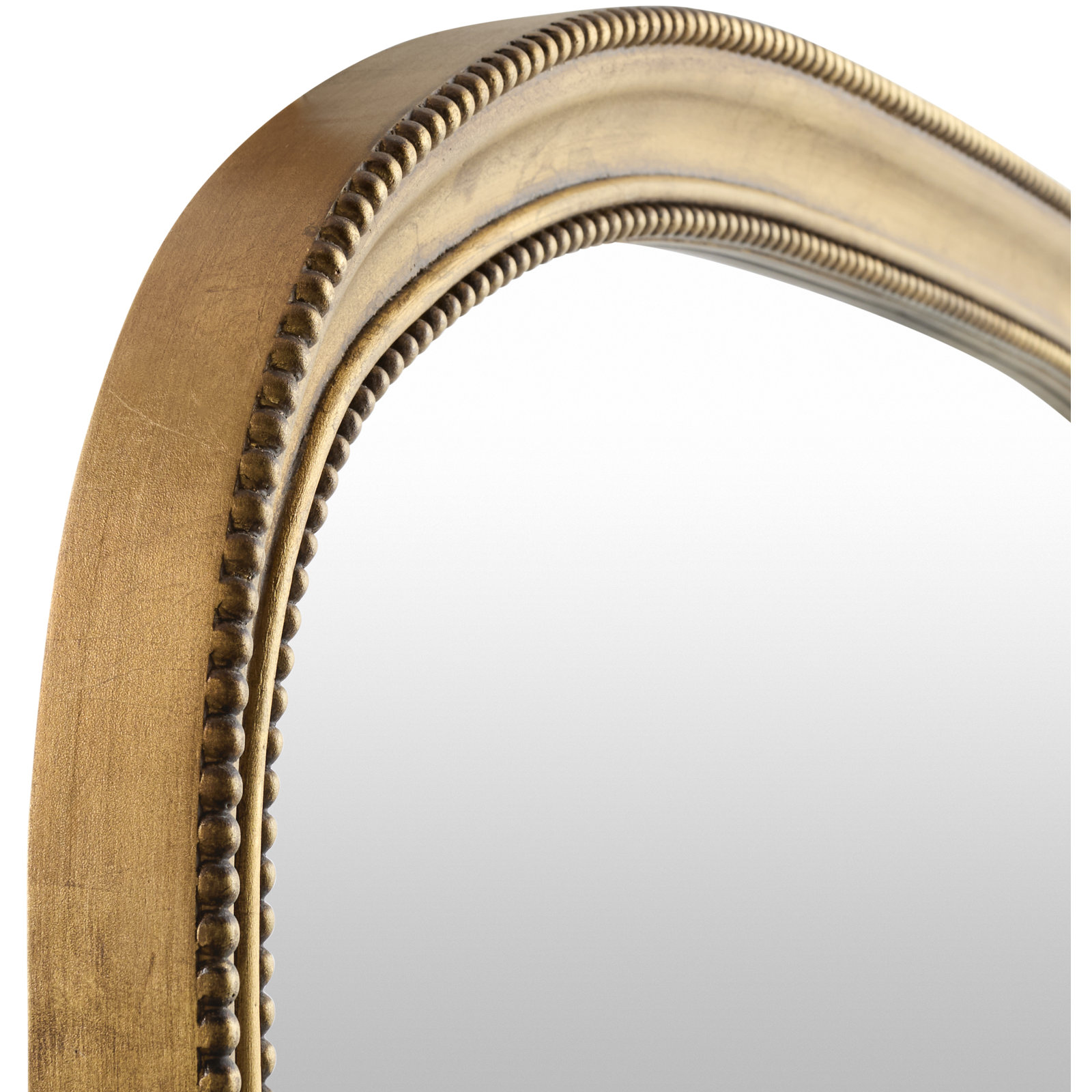 Claritha Pine Accent Mirror, Gold, 28" x 40"