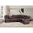 Riyani USB Faux Leather Sectional With LED Lights & Sound Woofer System -521949823