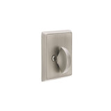 Rectangular Single Sided Deadbolt For 1-3/8" To 2-3/8" Door With Radius Latch Strike Unlacquered Brass Finish