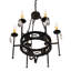 Lustre géométrique à 6 lumières Gina