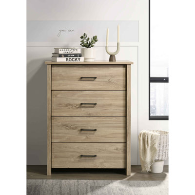 Commode 4 tiroirs avec poignées Celeste