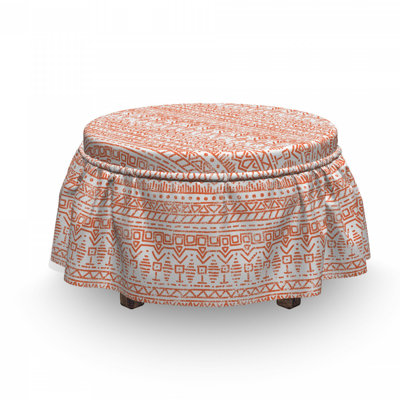 Housse pour repose-pieds shapes geometric