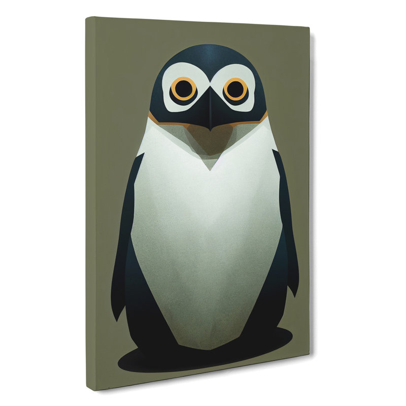 Tiny Penguin - Wrapped Canvas, 50cm H x 35cm W x 3cm D