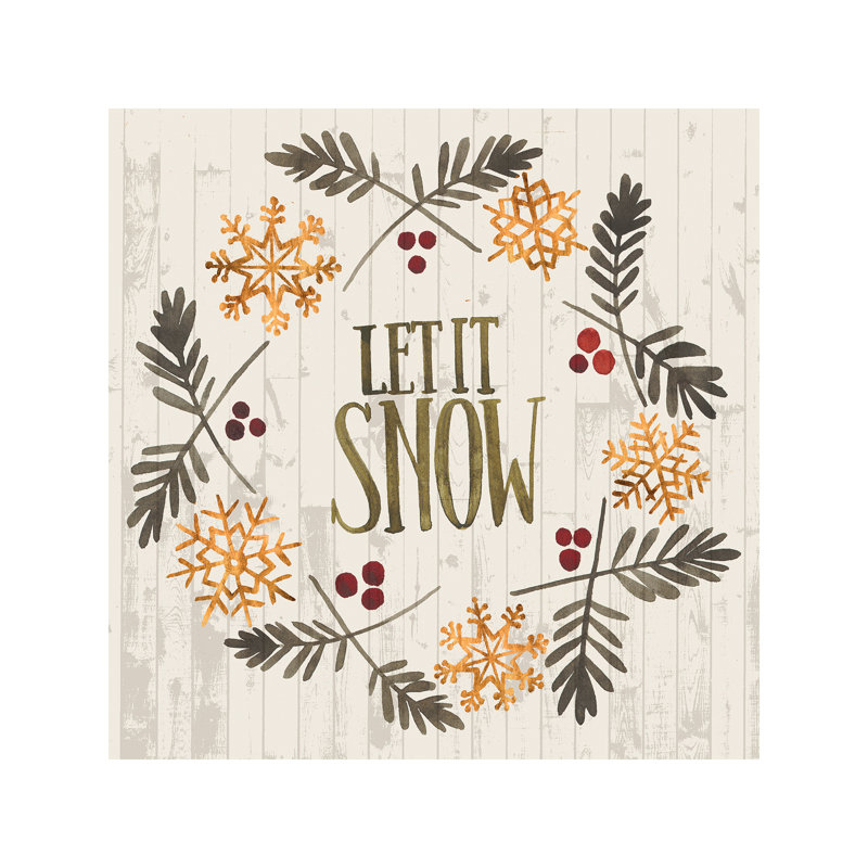 Rustic Christmas VI by Grace Popp - Wrapped Canvas Print, 93.98 cm H x 93.98 cm W x 1.91 cm D