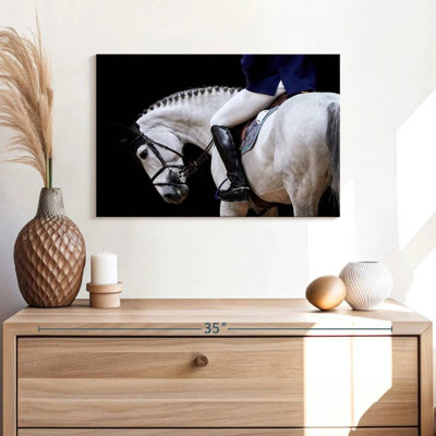 Sireci White Horse And Equestrian